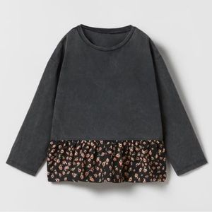 Zara Combination Cotton Top